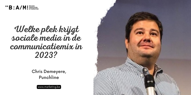 Welke plek krijgt sociale media in de communicatiemix in 2023