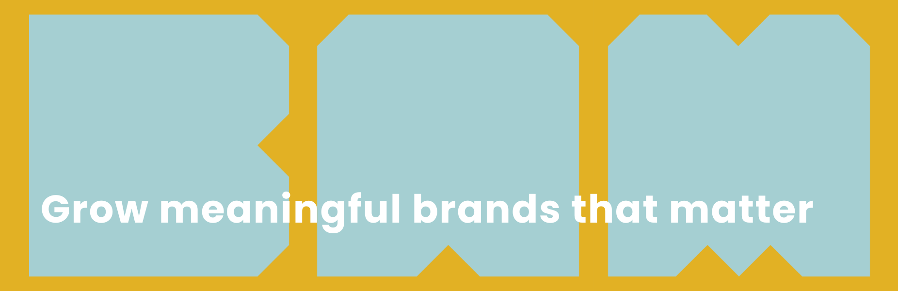 Grow meaningful brands that matter